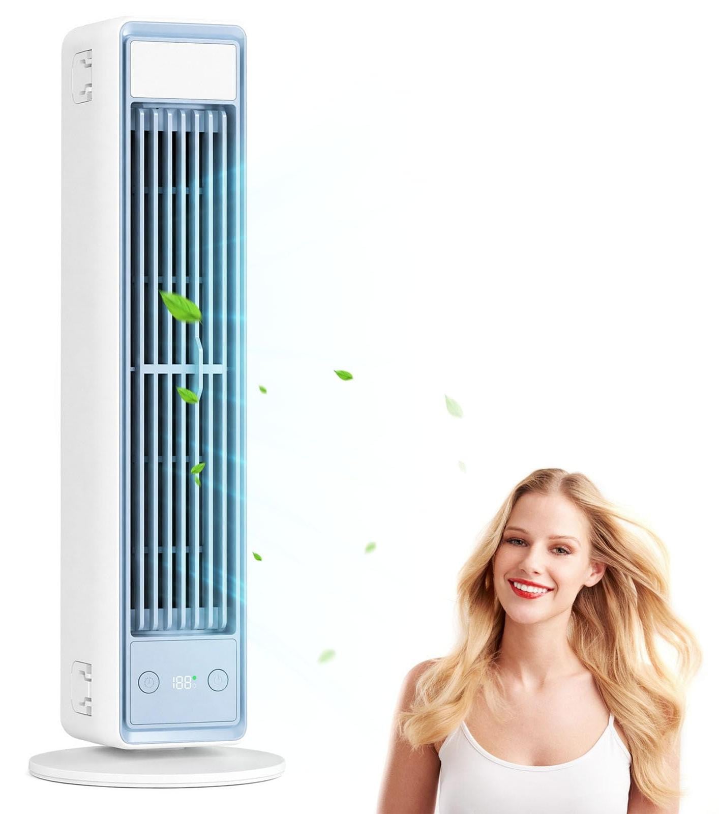 Selius Ventilator Mini - Bladloos Design - 10 Watt - Draagbare Koeler