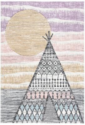SAFAVIEH Carousel Kids Miko Boho Rug