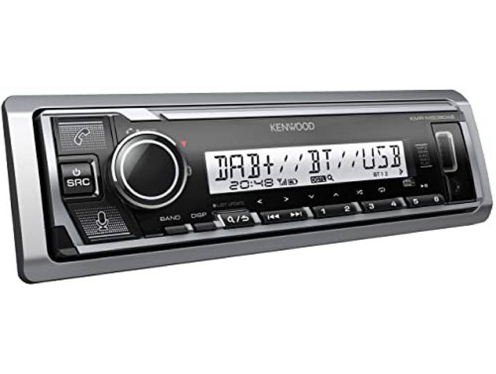 JVC Kenwood KMR-M508DAB Autoradio Anschluss für Lenkrad-Fernbedienung, Bluetooth®-Freisprecheinrichtung