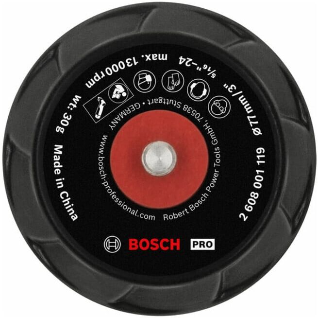 BOSCH PRO Plateau de ponçage, 77 mm, auto-agrippant (2608001119)