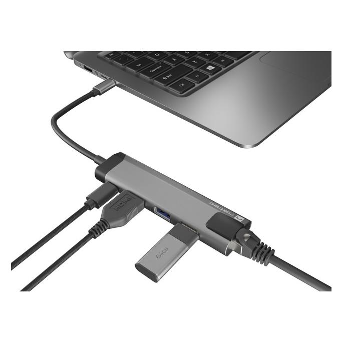 Genesis NATEC Multiport Fowler Go USB-C (USB-C, 2 Ports) (NMP-1985)