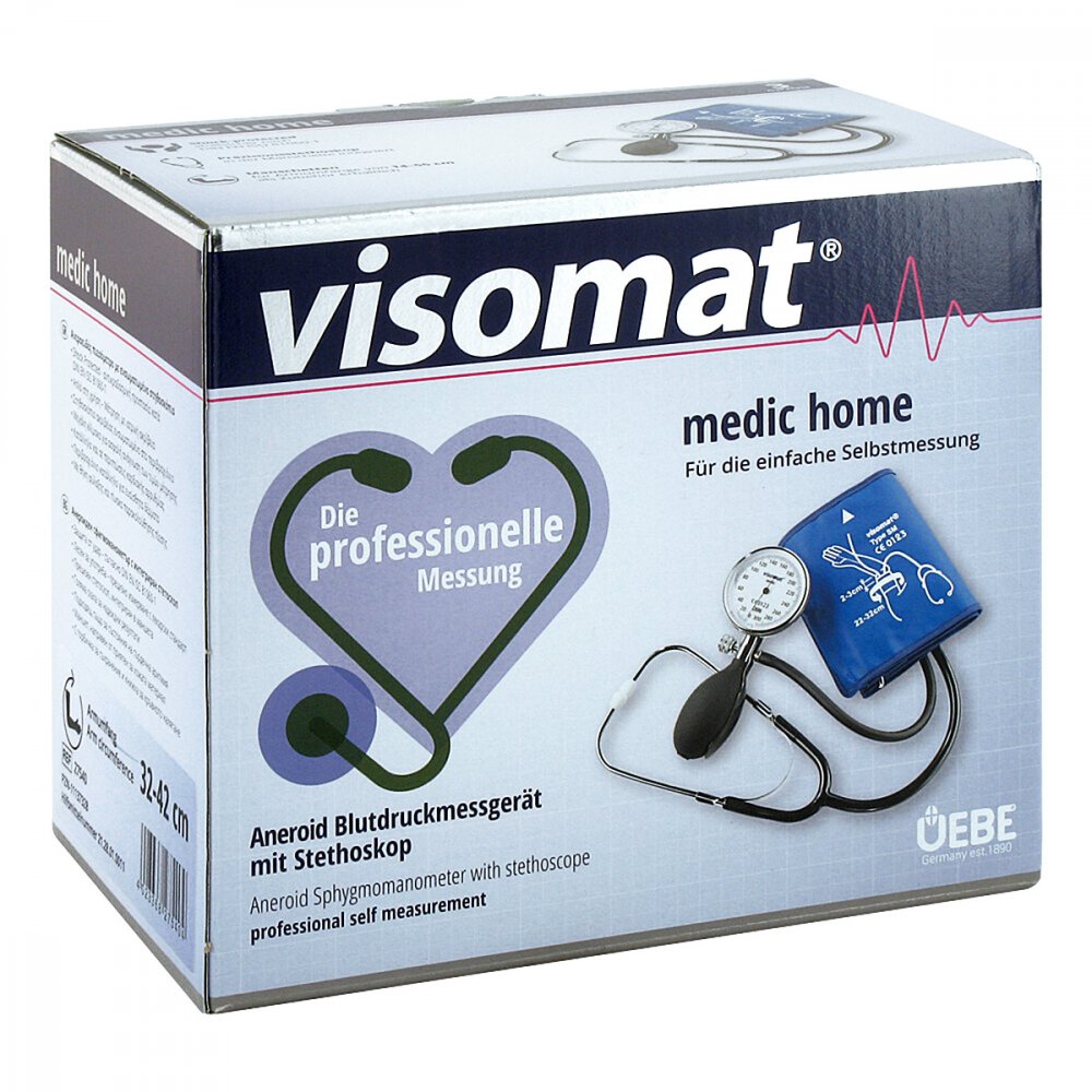 Uebe Medical GmbH Visomat medic home XL Blutdruckmessgerät mit Stethoskop 11137328