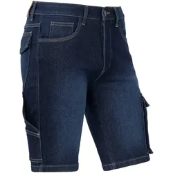 Stretch Jeans Shorts "EDO" X34 dark blue - W30 - Blau