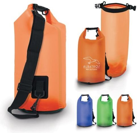 Sac étanche personnalisable PVC bleu