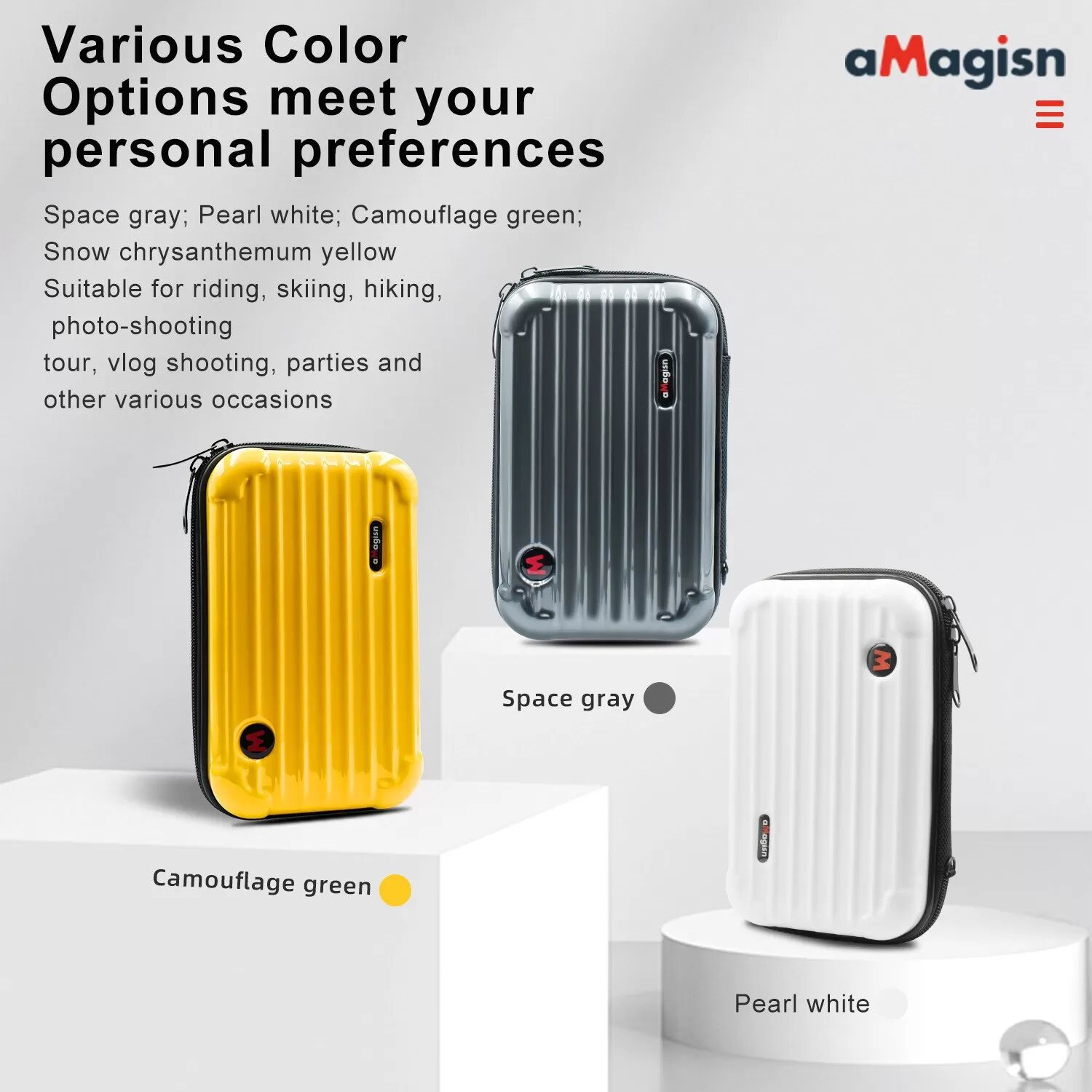 INF Petite sacoche de rangement pour Osmo Pocket 3 - Protection optimale pour votre caméra d'action DJI