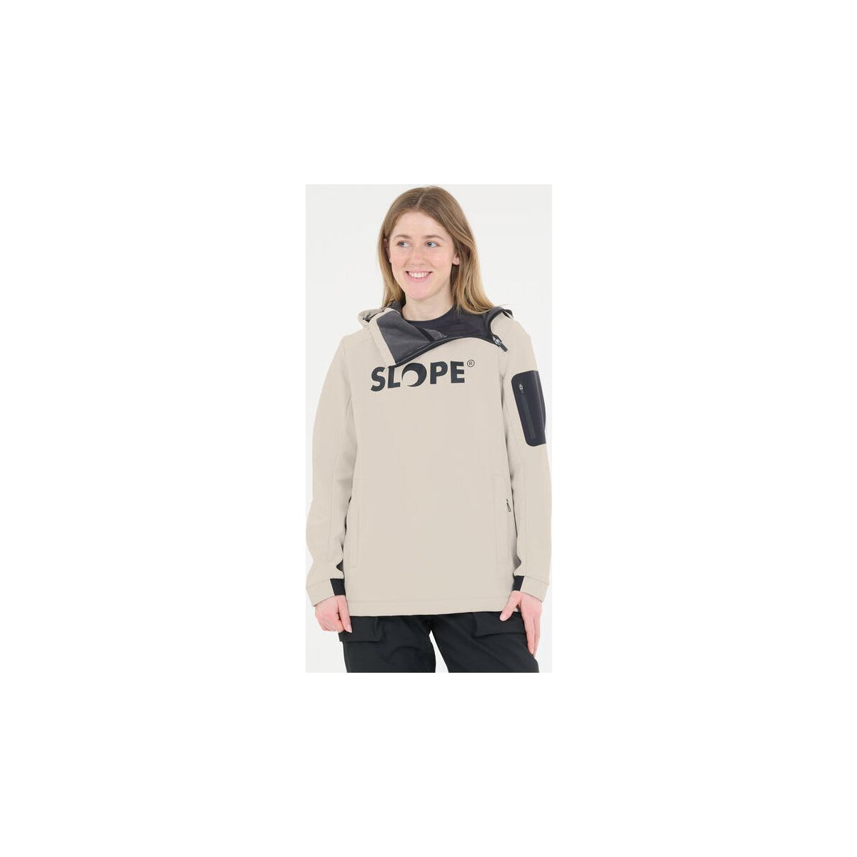 Slope Fletcher W Softshell Hoodie W-pro 8000 silver lining (1282) XS SL253550-1282-XS