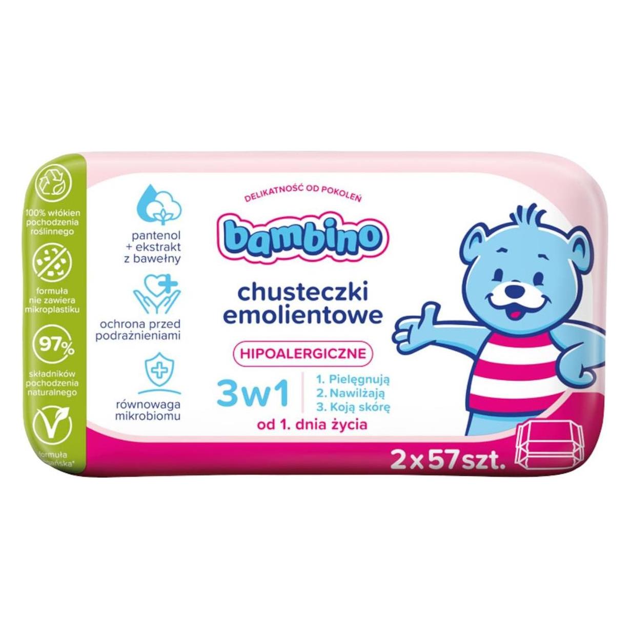 Nivea Feuchtigkeitstücher 3 in 1 - 2 Packungen mit 57 Stück (2 x 57 Stk.) (50346390)