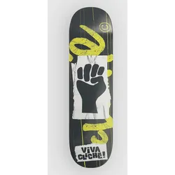 Cliché Viva 8.5'' Skateboard Deck grey / lime Gr. Uni