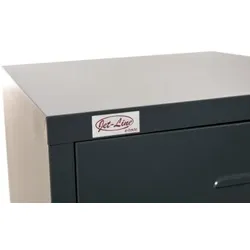 Jet-Line Aktenschrank Garderobenschrank Stahlschrank MINSKOW Spind anthrazit