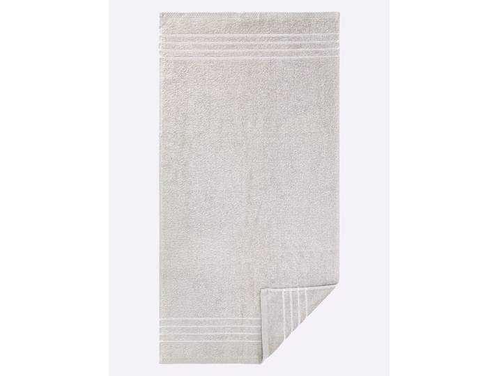 Handtuch WÄSCHEPUR, grau (hellgrau), L:100cm, 100% Baumwolle, Handtücher, Handtuch