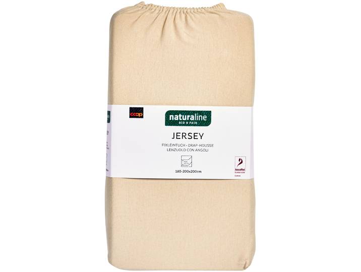 Naturaline Textil Bio Fixl. Jersey 180x200 kitt