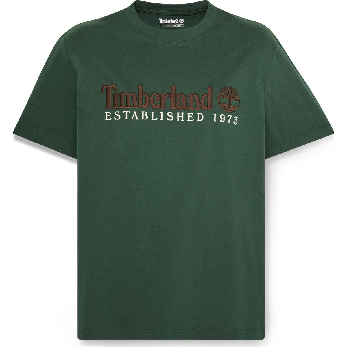 Timberland Mens Short Sleeve Embroidered Tee sycamore XXL TBC0YHBR3981-XXL