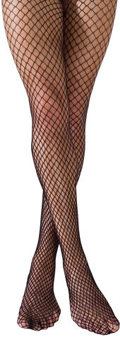 Netzstrumpfhose für Herren, schwarz