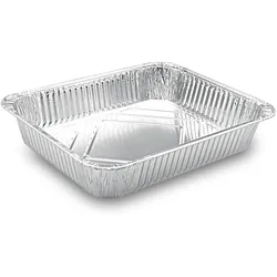 VEPATIM 8 Aluschalen Backform Auflaufform Gastronorm 326x262x60mm 3610 ml Typ 1/2