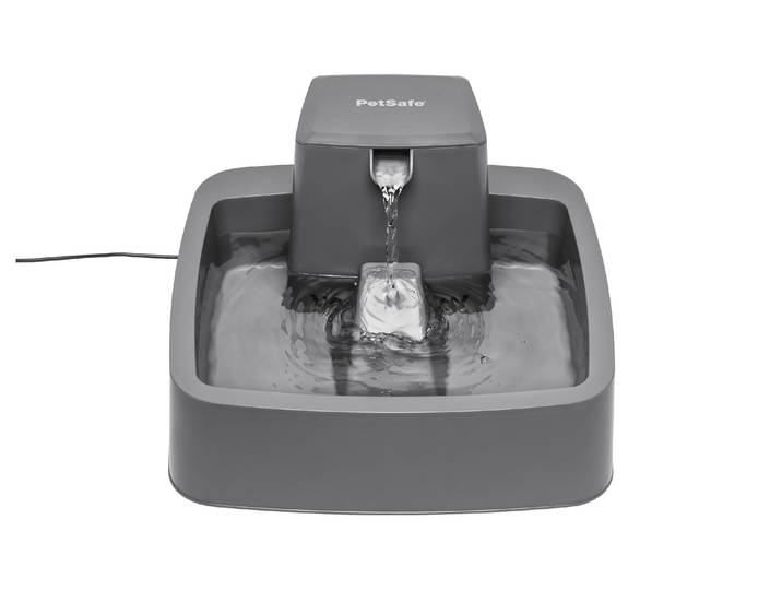 Wasserspender PETSAFE Drinkwell Trinkbrunnen PET l , grau, Kunststoff, Haustiertränken, Wasserspender