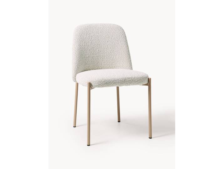 Chaise rembourrée en bouclette Felicia