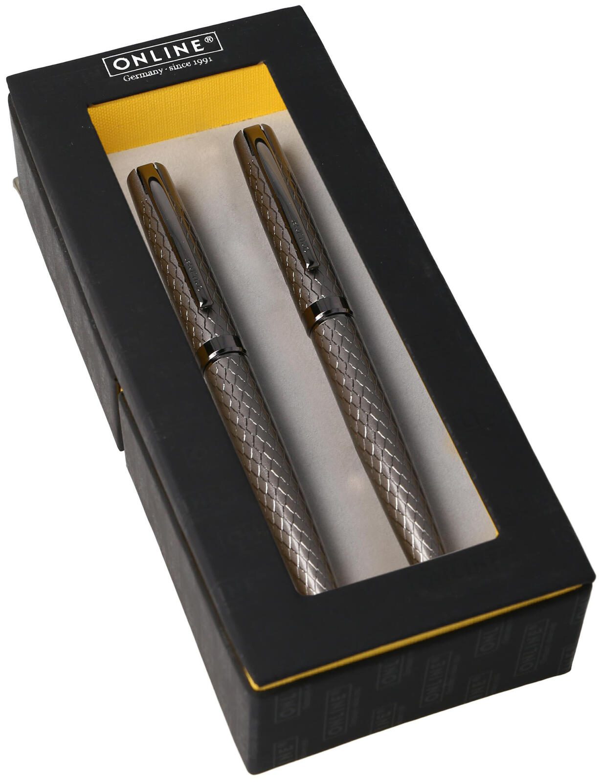 ONLINE® Schreibset Eleganza silber 34666