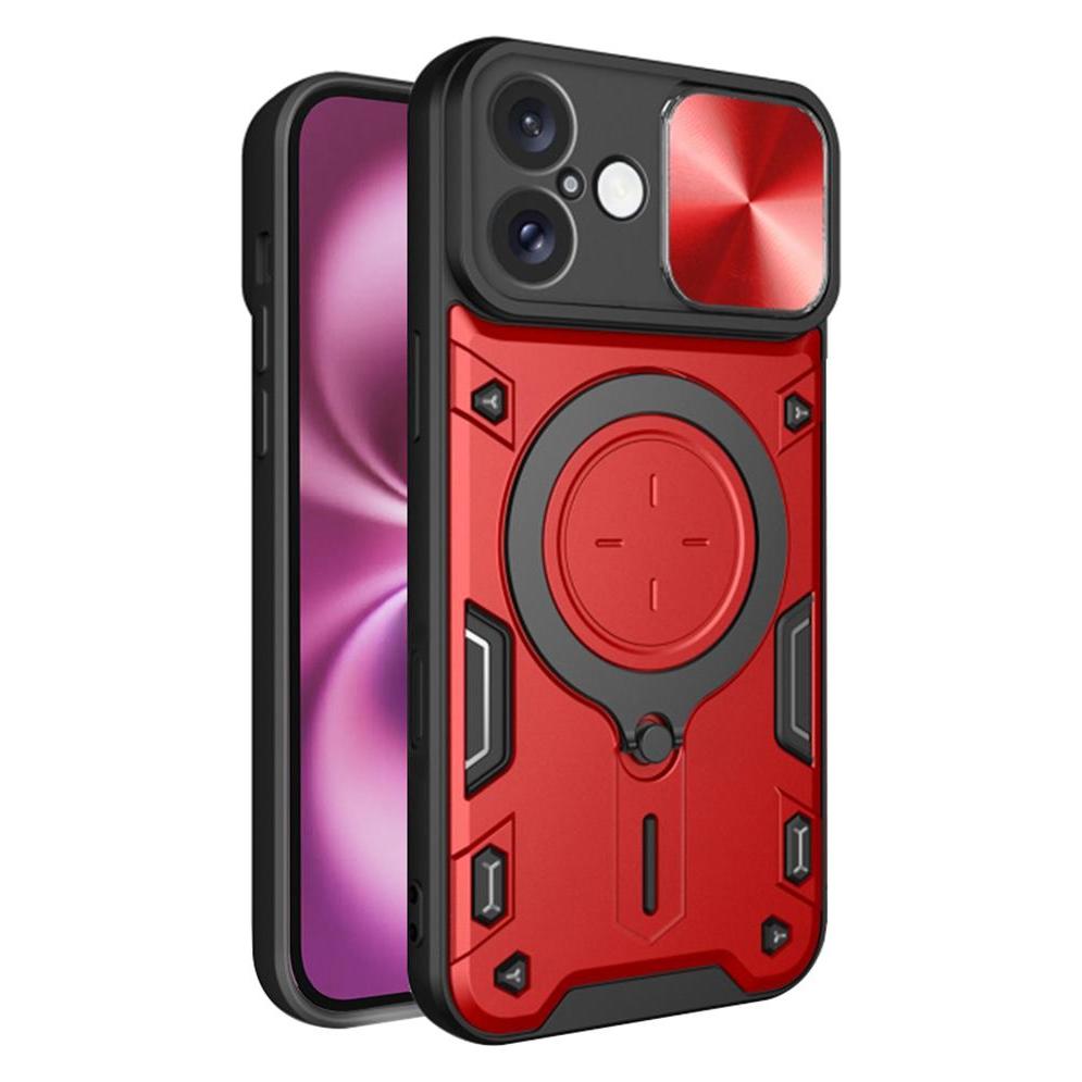 Techsuit - CamGuard Pro - iPhone 16 Plus - Red (Apple iPhone 16 Plus) (56356206)
