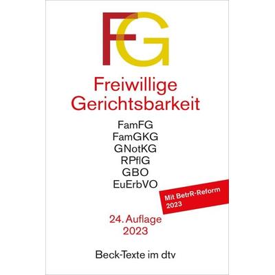 Freiwillige Gerichtsbarkeit, Taschenbuch von , dtv, 978-3-423-53188-7