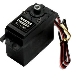 Master Modellbau Standard-Servo DS6020 MG Digital-Servo Getriebe-Material: Titanium Stecksystem: Uni (Graupner / JR / Futaba) C1689