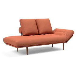 INNOVATION LIVING Schlafsofa Rollo Styletto Stoff Rust