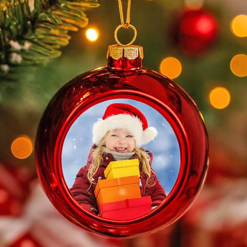 Ocadeau Boule de noël rouge