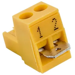 Wolf Gegenstecker gelb 2-polig 274433299 mit Brücke, für WRS