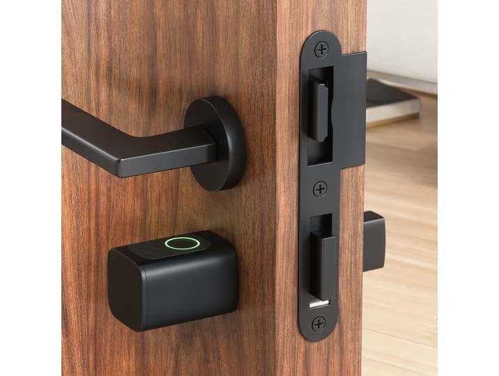 HOMCOM Serrure Intelligente 5en1 Empreinte Bluetooth Code NFC/RF