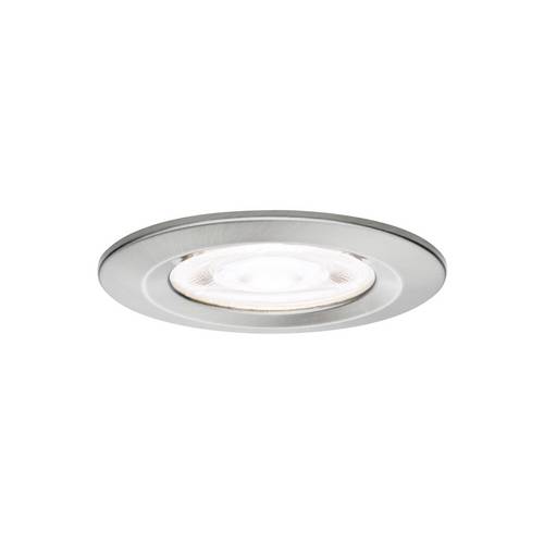 Paulmann 92335 Nova LED-Einbauleuchte GU10 4.9W Eisen (gebürstet)