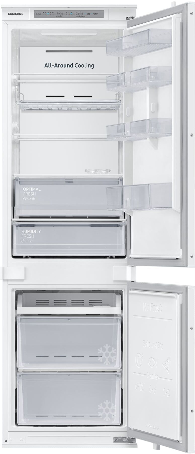 Samsung Frigorifero Combinato Da Incasso F1RST™ BRB26605EWW Total No Frost 267L