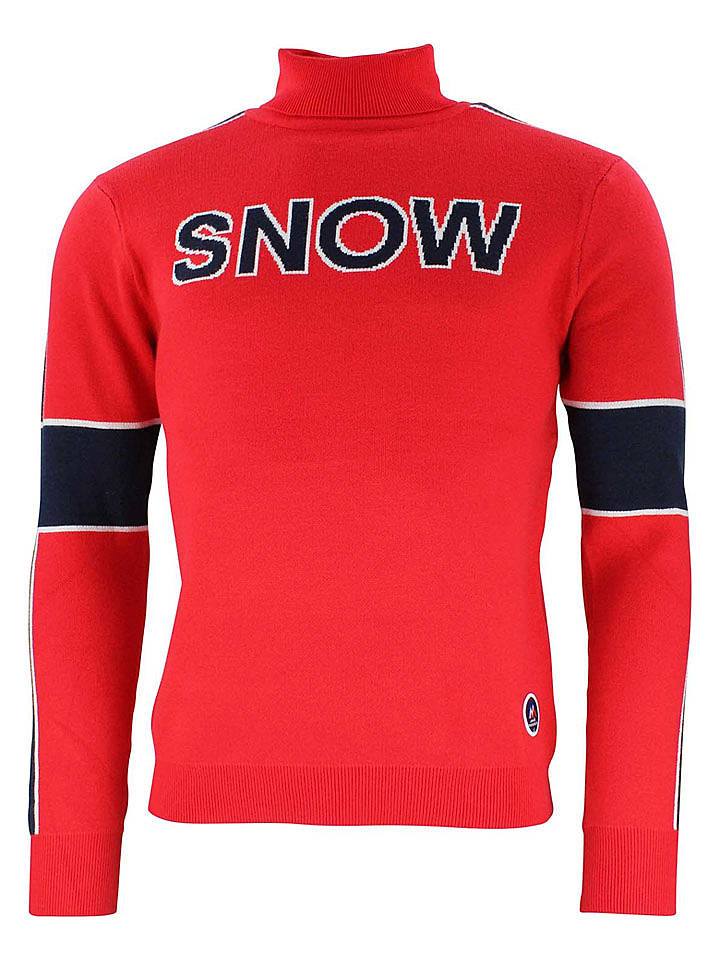 Peak Mountain Pullover in Rot - S