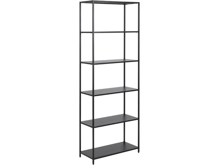 Regal Newcastle schwarz Metall B 69.5 H 185 cm