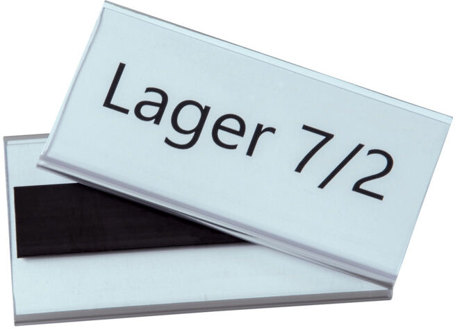 Porte-étiquettes magnétique Eichner en PVC 80 x 100 mm (9218-03467)