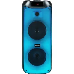 Party Light & Sound Partybthpl (24 h), Bluetooth Lautsprecher, Schwarz