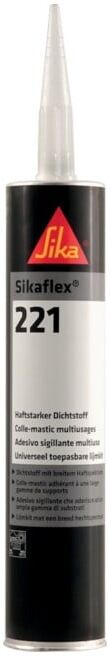 Sikaflex 221 Mastic polyuréthane gris 300 ml (1383)