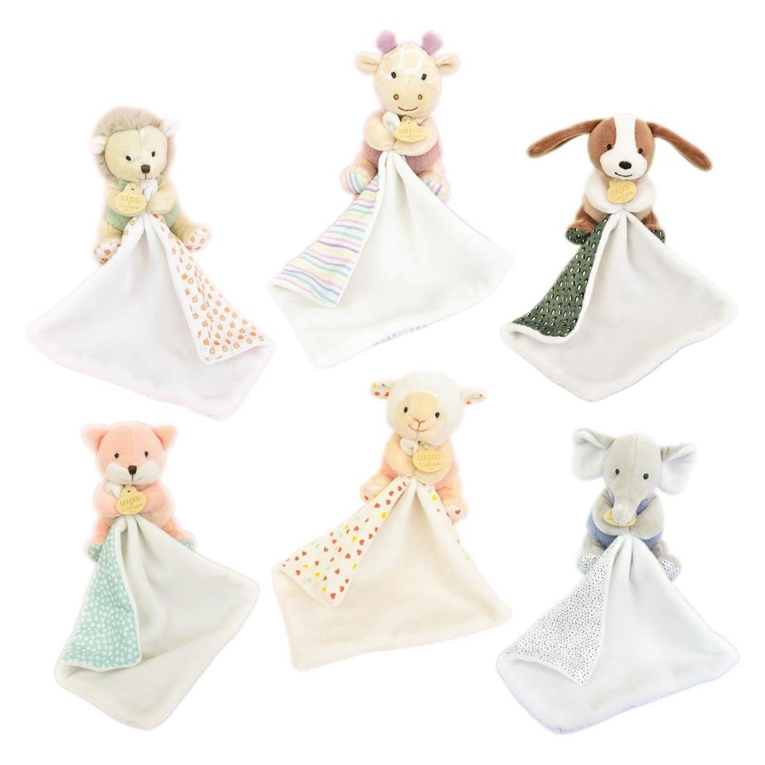 Doudou et Compagnie Rikiki Tiere mit Schmusetuch (11 x 6 cm) (42423307)