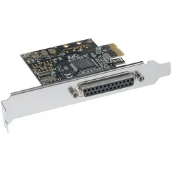 InLine Schnittstellenkarte 1x 25-pol parallel PCIe PCI-Express Moschip MCS9900CV-AA, Kontrollerkarte