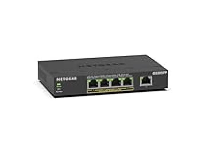 NETGEAR Switch PoE 5 Ports, Non Manageable Switch Ethernet Gigabit GS305PP