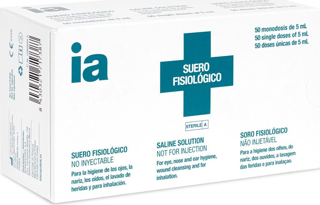 INTERAPOTHEK Suero Fisiológico 50 uds