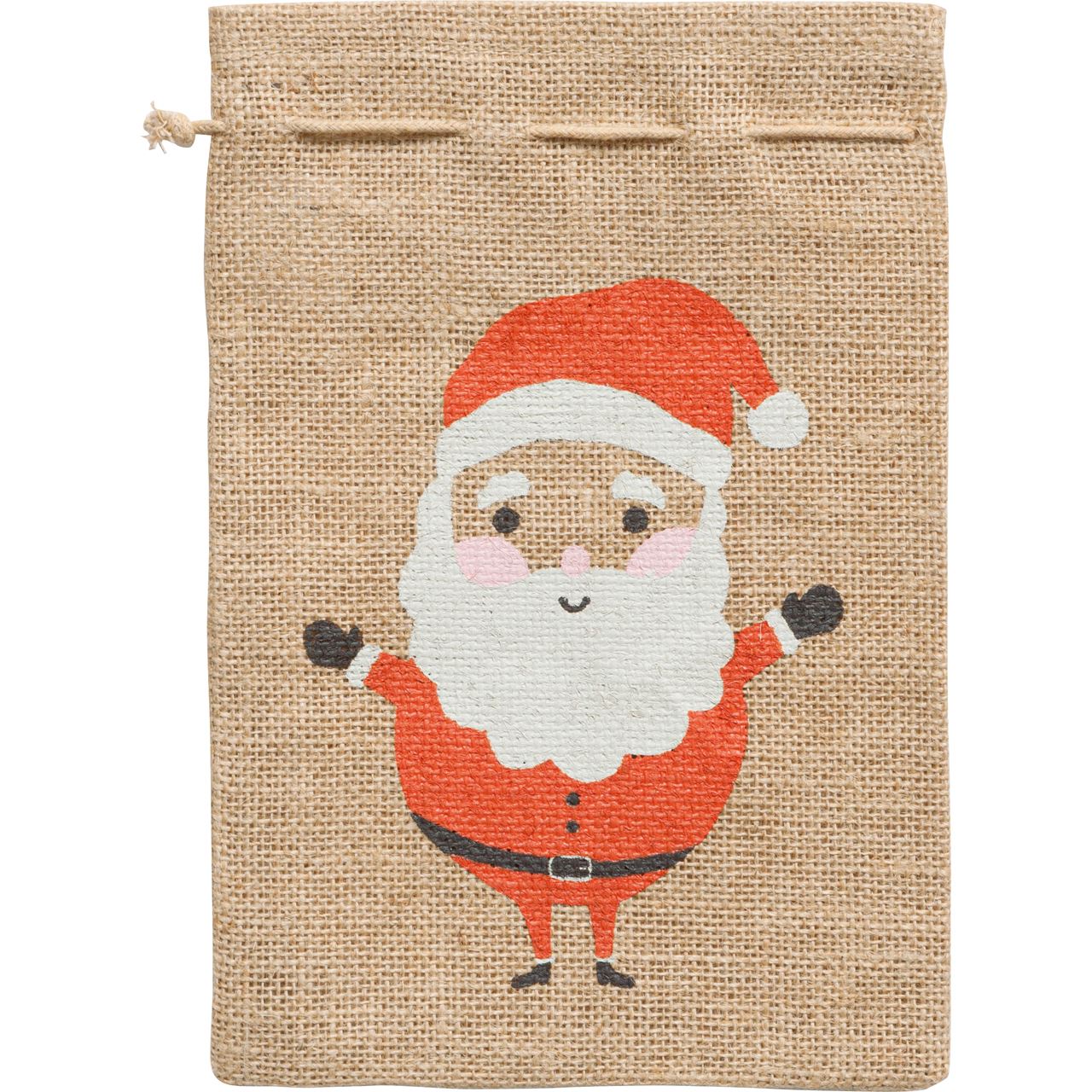 folia Nikolausbeutel Weihnachtsmann klein 17,0 x 25,0 cm 10 St.