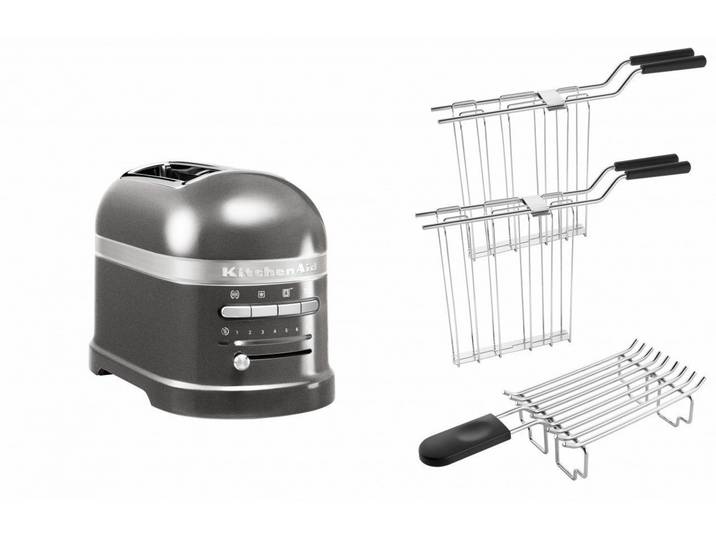 KitchenAid Toaster KitchenAid Paket 2, 2-Scheiben Toaster Artisan 5KMT2204