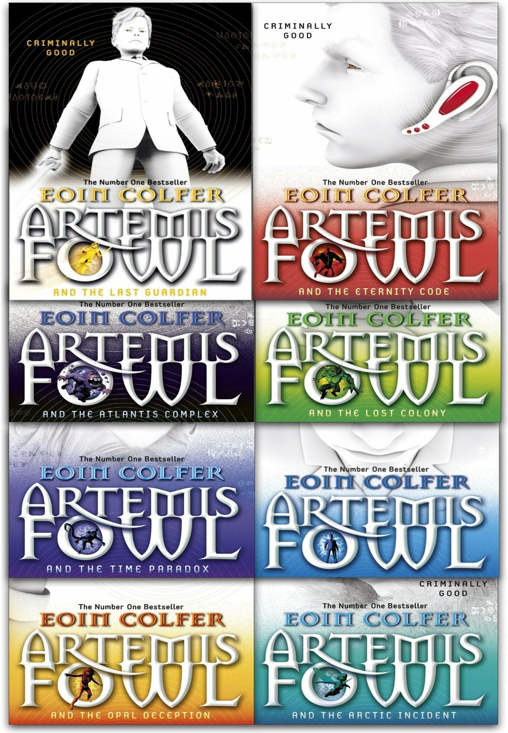 Penguin Artemis Fowl Series 8 Books Collection Set - Eoin Colfer