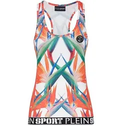 PLEIN SPORT Tanktop, Größe S in Weiß 0121