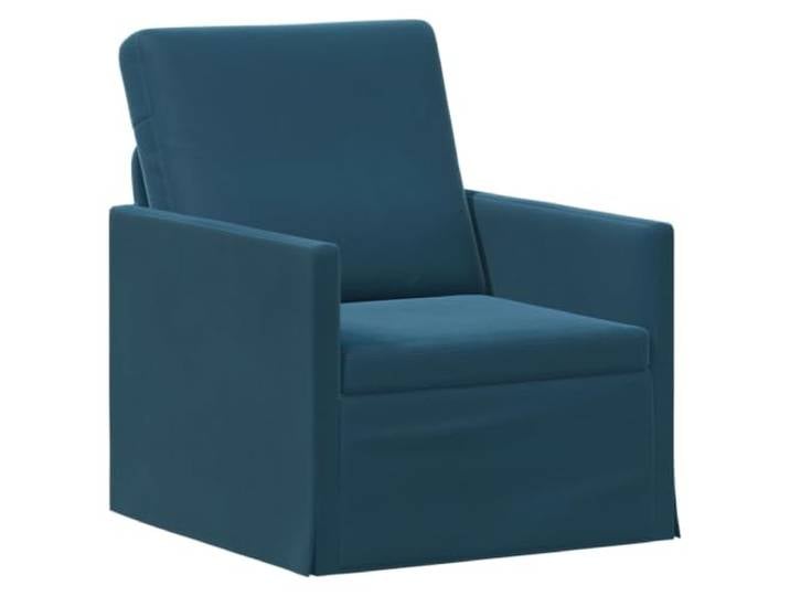 vidaXL Einzelsofa Blau 70 x 81 x 82 cm Samt (V)
