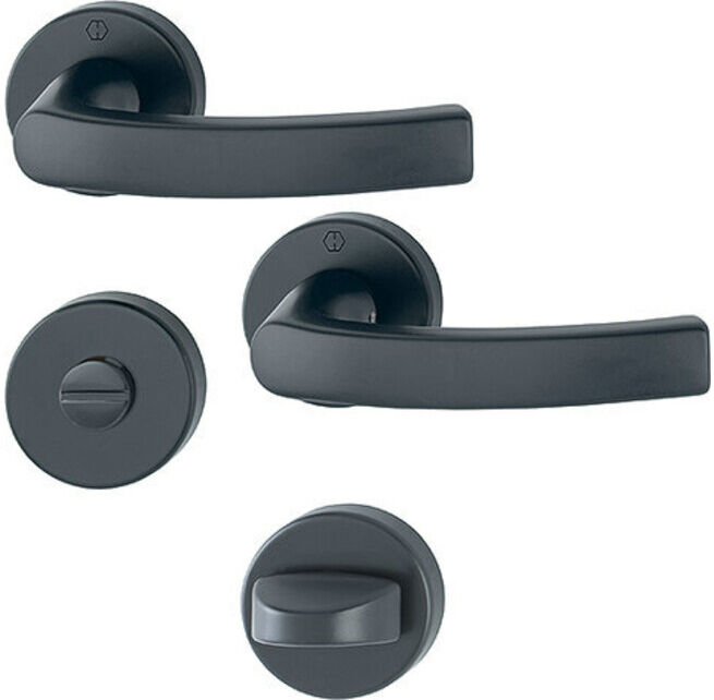 HOPPE Garniture à rosace 199/42KB/42KBS, F9714M, WC, 37-47 (11908397)