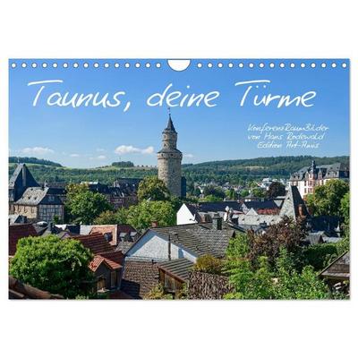 Taunus, deine Türme (Wandkalender 2027 DIN A4 quer), CALVENDO Monatskalender