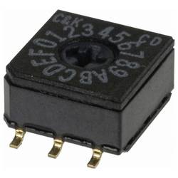 C & K Switches CD16CM0SB Rotay Switch CD Series Codierschalter Hexadezimal, Komplement 1 St. Tube
