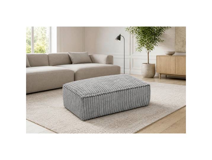 Mid.you Hocker, Grau, Kunststoff, rechteckig, 105x43x65 cm, Stoffauswahl, Wohnzimmer, Hocker, Sitzhocker