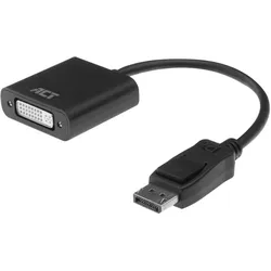 ACT AC7510 Videokabel-Adapter 0,15 m DisplayPort DVI-D Schwarz (DisplayPort), Video Adapter, Schwarz