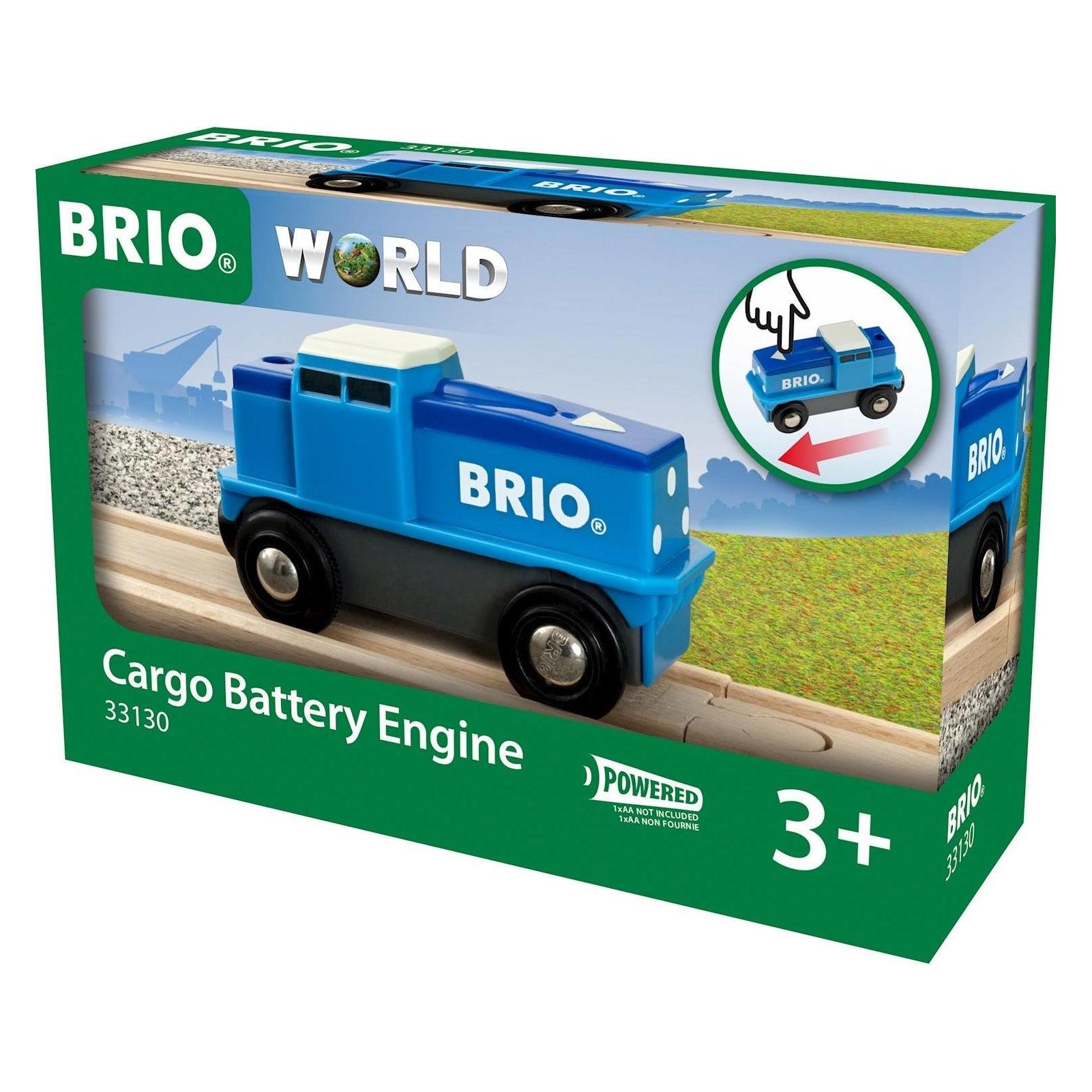 Brio Blaue Batterie-Frachtlok (53.033.130)